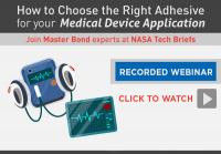 Master Bond Webinar on Adhesives for Medical Applications